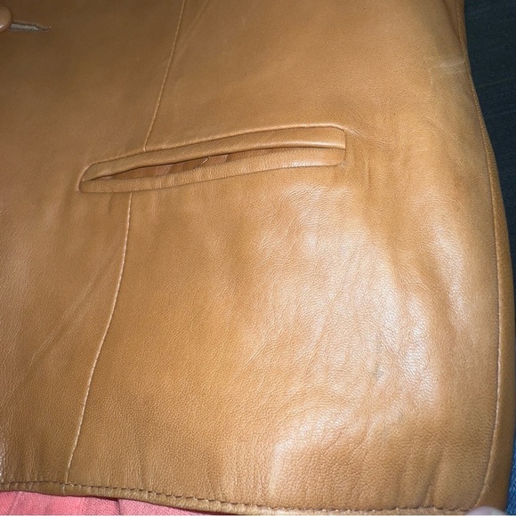 Vintage Continental Leather Fashions Mens Western Hippie Style Two Pocket Vest - Picture 10 of 15